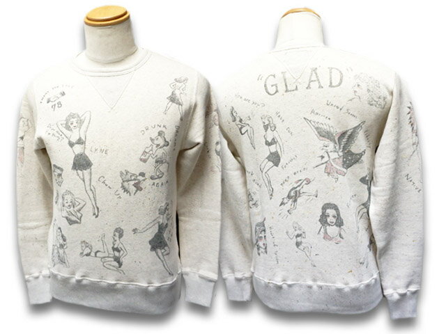 【BY GLADHAND/バイグラッドハンド】2020SS「Gladden Sweat/グラッデンスウェット」(BYGH-19-AW-15)【送料・代引き手数料無料】【あす楽対応】(GANGSTERVILLE/ギャングスタービル/WEIRDO/ウィアード/GLAD HAND/グラッドハンド/アメカジ/ハンドペイント/ホットロッド)