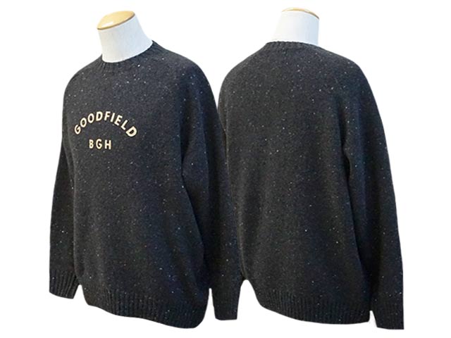 【BY GLADHAND/バイグラッドハンド】2023AW「Nep Crew Neck Sweater”GOOD FIELD”/ネップクルーネックセーター”グッドフィールド”」(BYGH-23-AW-14)【あす楽対応】(GANGSTERVILLE/ギャングスタービル/WEIRDO/ウィアード/GLAD HAND/グラッドハンド/ウルフパック)