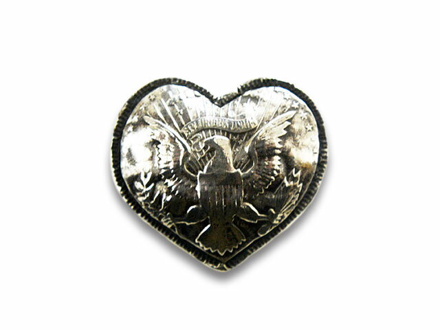 【CHOOKE/チョーク】「Eagle Heart Kennedy Pins/イーグルハートケネディーピンズ」(C-29D)【あす楽対応】(オールドコイン/アンティークコイン/ヴィンテージコイン/ネイティブアクセサリー/ハーレー/アメカジ/プレゼント/WOLF PACK/ウルフパック)