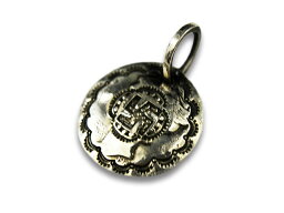 【CHOOKE/チョーク】「Mercury Flower Swastika Pendant Top/マーキュリーフラワースワスティカペンダントトップ」(C-30B)【あす楽対応】(オールドコイン/アンティークコイン/ヴィンテージコイン/ネイティブアクセサリー/ハーレー/アメカジ/プレゼント/ウルフパック)