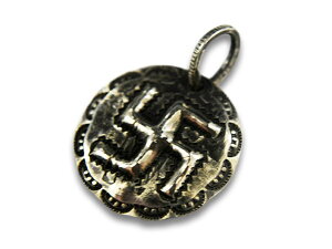 【CHOOKE/チョーク】「Standing Liberty Repose Swastika Pendant Top/スタンディングリバティーリポウズスワスティカペンダントトップ」(C-30D)【送料・代引き手数料無料】【あす楽対応】(アメカジ/ハーレー/オールドコイン/ネイティブアクセサリー)