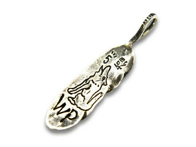別注【CHOOKE/チョーク】「Drawing Wolf Feather Top/ドローイングウルフフェザートップ」【あす楽対応】(オールドコイン/アンティークコイン/ヴィンテージコイン/ネイティブアクセサリー/アクセサリー/ハーレー/アメカジ/プレゼント/ウルフパック) 2
