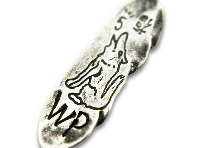 別注【CHOOKE/チョーク】「Drawing Wolf Feather Top/ドローイングウルフフェザートップ」【あす楽対応】(オールドコイン/アンティークコイン/ヴィンテージコイン/ネイティブアクセサリー/アクセサリー/ハーレー/アメカジ/プレゼント/ウルフパック) 3