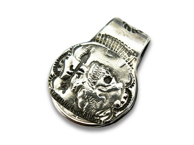 WOLF PACK楽天市場店の【CHOOKE/チョーク】「Dime Clip”Mercury Two Face”/ダイムクリップ”マーキュリートゥーフェイス”」(O-22C)【あす楽対応】(オールドコイン/アンティークコイン/ヴィンテージコイン/ネイティブアクセサリー/ハーレー/アメカジ/プレゼント/WOLF PACK/ウルフパック)｜アングル2