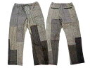 yDRESS HIPPY/hXqbs[z2023AWuHarris Patchwork Easy Pants/nXpb`[NC[W[pcvyyΉz(AT-DIRTY/Abg_[eB[/_/NO NAME/m[l[/Harris Tweed/AJW/n[[/zbgbh/WOLF PACK/EtpbN)