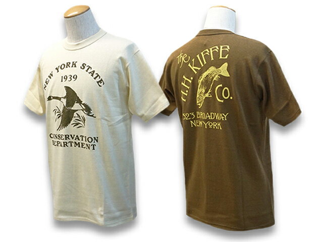 トップス, Tシャツ・カットソー 2FREE WHEELERS2022SPShort Sleeve Crew Neck Tee1939 The H.H.KIFFE Co.Tee1939 The H.H.KIFFE Co.(2225001)(WOLF PACK)