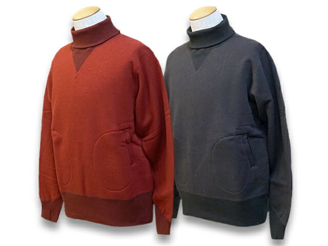 楽天WOLF PACK楽天市場店全2色【FREE WHEELERS/フリーホイーラーズ】2022FW「Special Heavy Weight Turtle Neck Sweat Shirts/スペシャルヘビーウェイトタートルネックスウェットシャツ」（2234007）【あす楽対応】（アメカジ/ミリタリー/ハーレー/ホットロッド/WOLF PACK/ウルフパック）