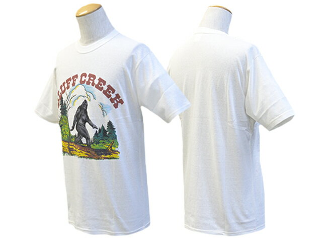 2023SF「Short Sleeve Crew Neck Tee”BLUFF CREEK-BIGFOOT”/ショートスリーブクルーネックTee”ブラフクリーク-ビッグフット”」(2325018)(アメカジ/ミリタリー/ハーレー/WOLF PACK/ウルフパック)