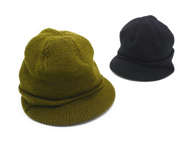 全2色【FREE WHEELERS/フリーホイーラーズ】2023FW「Wool Knit Jeep Cap”M-1941”/ウールニットジープキャップ”M-1941”」(2337003)【あす楽対応】(ホイールズアパレル/アメカジ/ハーレー/WOLF PACK/ウルフパック)