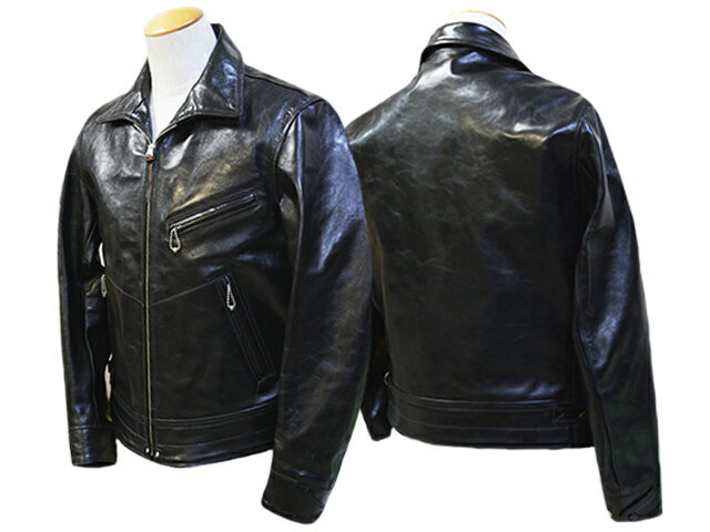 【FREE WHEELERS/フリーホイーラーズ】「30's Motorcycle Jacket Single Type”MULHOLAND”/30'sモーターサイクルジャケットシングルタイプ”マルホランド”」(2411011)(アメカジ/ハーレー/ホットロッド/ホイールズアパレル/WOLF PACK/ウルフパック)のサムネイル