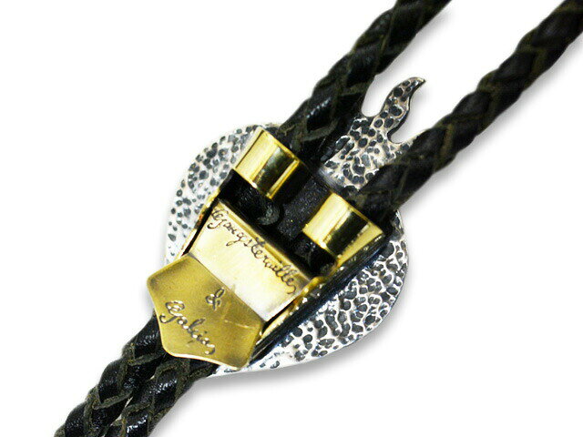 WOLF PACK楽天市場店の【galcia/ガルシア】×【GANGSTERVILLE/ギャングスタービル】「Bolo Tie”Two Face”/ボロタイ”トゥーフェイス”」(17-GALCIAxGSV-08-SV)(Silver925/Brass/アクセサリー/ジュエリー/ハーレー/プレゼント/アメカジ/WOLF PACK/ウルフパック)｜アングル3