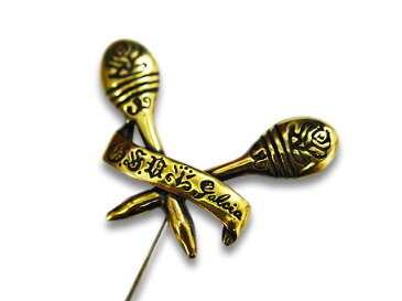 【GANGSTERVILLE/ギャングスタービル】×【galcia/ガルシア】「Mexican Skull Hat&Lapel Pin/メキシカンスカルハット&ラペルピン」(GSG-HP001B)【DM便不可】【あす楽対応】(WEIRDO/ウィアード/GLAD HAND/グラッドハンド)