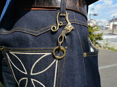 【GANGSTERVILLE/ギャングスタービル】×【galcia/ガルシア】「SwallowBrassKeyChain/スワローブラスキーチェーン」(GSG-OS-K001B)【送料・代引き手数料無料】【あす楽対応】(WEIRDO/ウィアード/GLADHAND/グラッドハンド)