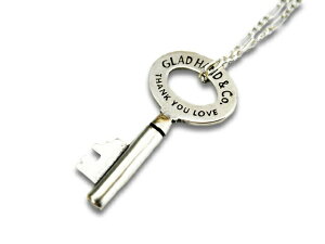 【GLAD HAND/グラッドハンド】「Key Pendant Top&Necklace Chain/キーペンダントトップ&ネックレスチェーン」(Silver925)【送料・代引き手数料無料】【あす楽対応】(GANGSTERVILLE/ギャングスタービル/WEIRDO/ウィアード/アメカジ/アクセサリー/プレゼント)