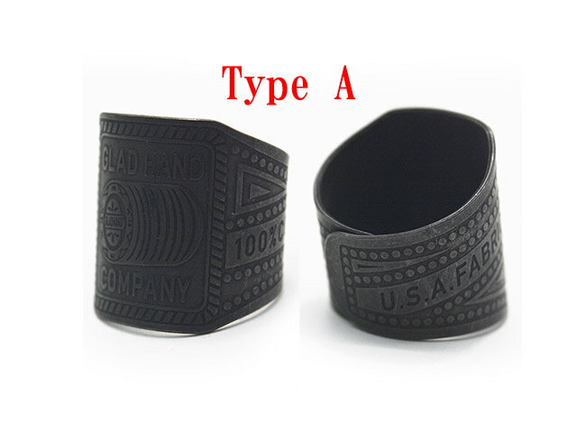 全10種【GLAD HAND/グラッドハンド】「Cigar Tag Ring/シガータグリング」(Black)(GANGSTERVILLE/ギャングスタービル/WEIRDO/ウィアード/アメカジ/ホットロッド/ハーレー/スカーフ留め/アクセサリー/プレゼント/WOLF PACK/ウルフパック)