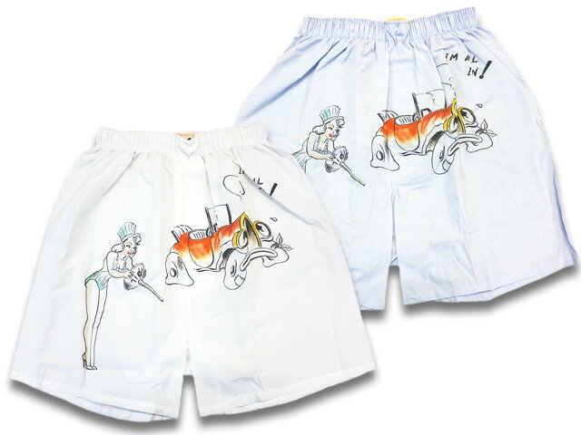 全2色【GLAD HAND/グラッドハンド】「Standard Boxer Shorts”Print C”/スタンダードボクサーショーツ”プリントC”」【あす楽対応】(GANGSTERVILLE/ギャングスタービル/WEIRDO/ウィアード/OLD CROW/オールドクロウ/プレゼント/WOLF PACK/ウルフパック)