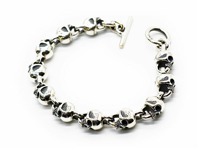 Rakuten - 【Jango/ジャンゴ】「Bracelet-10/ブレスレット-10」(JBR-10)(Silver925/GERUGA/ゲルガ/LOST CONTROL/ロストコントロール/ハーレー/プレゼント/シルバー/アクセサリー/アメカジ/ホイールズアパレル/ホットロッド/WOLF PACK/ウルフパック)