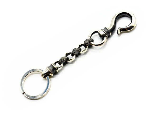 【Jango/ジャンゴ】「Key Holder-10 Custom/キーホルダー-10カスタム」(JKH-10-CUSTOM)(Silver925/GERUGA/ゲルガ/LOST CONTROL/ロストコントロール/ハーレー/プレゼント/シルバー/アクセサリー/アメカジ/ホイールズアパレル/ホットロッド/WOLF PACK/ウルフパック)