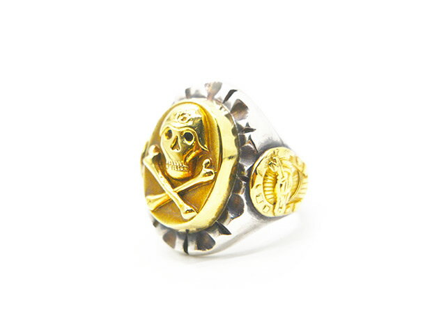 「Mexican Ring”Skull 13”/メキシカンリング”スカルサーティーン” 」(SG94613)(The 2 Monkeys/ザ トゥーモンキーズ/アメカジ/デニム/ハーレー/ホットロッド/WOLF PACK/ウルフパック)