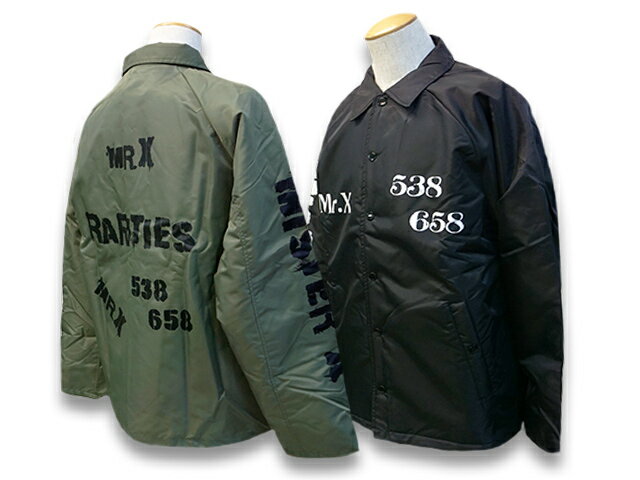 全2色【MISTER X/ミスターエックス】2022AW Rarities Boa Coach Jacket/レアリティーズボアコーチジャケット 22AW-MRX-13 【あす楽対応】 UNCHANGING LOVE/アンチェンジングラブ/POP EYES/ポッ…