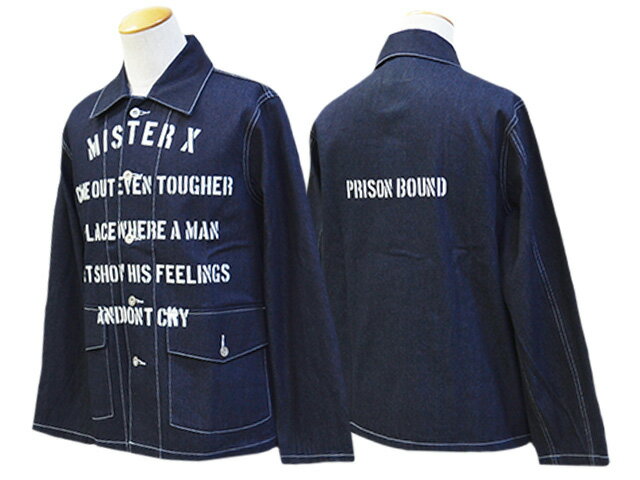 2024SS「Prison Bound Jacket/プリズンバウンドジャケット」(24SS-MRX-001)(UNCHANGING LOVE/アンチェンジングラブ/POP EYES/ポップアイズ/アメカジ/ホットロッド/ハーレー/ホイールズアパレル/WOLF PACK/ウルフパック)