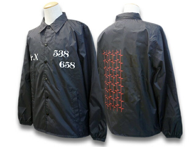 2022SS「Fuck the PB Coach Jacket/ファックザPBコーチジャケット」(MRX-005)(UNCHANGING LOVE/アンチェンジングラブ/POP EYES/ポップアイズ/アメカジ/ホットロッド/ハーレー/WOLF PACK/ウルフパック)