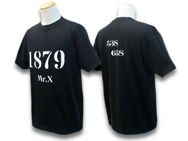 全2色【MISTER X/ミスターエックス】2022SS「Crew Neck S/S Tee”1879”/クルーネックショートスリーブTee”1879”」(MRX-024)【あす楽対応】(UNCHANGING LOVE/アンチェンジングラブ/POP EYES/ポップアイズ/アメカジ/WOLF PACK/ウルフパック)