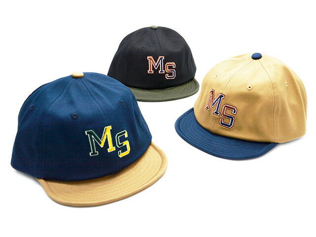 全3色【Mighty Shine/マイティーシャイン】2023FW「MS League Bridge Cap"MS"/MSリーグブリッジキャップ"MS"」(1233501)【あす楽対応】(THE FAT HATTER/ザ ファットハッター/ホイールズアパレル/アメカジ/ハーレー/プレゼント/WOLF PACK/ウルフパック)