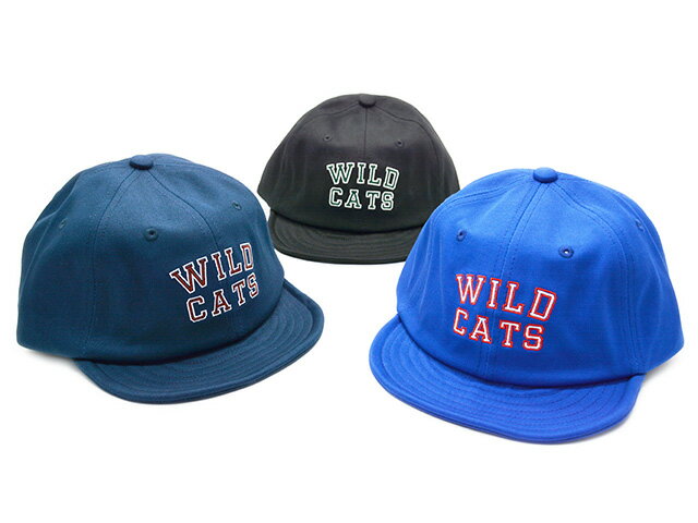 全3色2023FW「MS League Bridge Cap"WILD CATS"/MSリーグブリッジキャップ"ワイルドキャッツ"」(1233502)(THE FAT HATTER/ザ ファットハッター/ホイールズアパレル/アメカジ/プレゼント/WOLF PACK/ウルフパック)