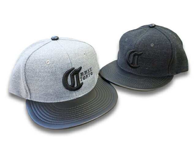 全2色2022AW「"C" Melton Snap Back Cap/"C"メルトンスナップバックキャップ」(ローライダー/アメカジ/ホイールズアパレル/ホットロッド/ハーレー/WOLF PACK/ウルフパック)