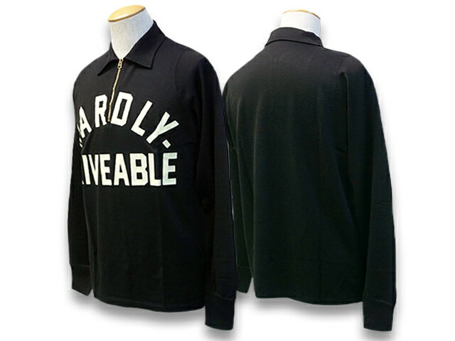 楽天WOLF PACK楽天市場店【HARDLY-DRIVEABLE/ハードリードライバブル】×【WEST RIDE/ウエストライド】「Vintage Racing Rayon Half Zip Top/ヴィンテージレーシングレーヨンハーフジップトップ」【あす楽対応】（ホイールズアパレル/アメカジ/ホットロッド/ハーレー/WOLF PACK/ウルフパック）