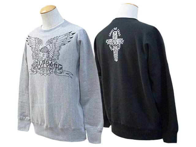 全2色「Heavy Weight Sweat”EAGLE”/ヘビーウェイトスウェット”イーグル”」(Wheels Lovers Days/ウィールズラバーズデイズ/ホイールズアパレル/ハーレー/ホットロッド/アメカジ)