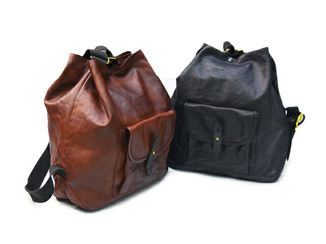 Rakuten - 全2色【CRAMP by 池之端銀革店/クランプ バイ イケノハタギンカワテン】「All Leather 2Way Bag/オールレザー2ウェイバッグ」(Cr-5023)(バイカー/ハーレー/アメカジ/ハンドメイド/財布/プレゼント/WOLF PACK/ウルフパック)
