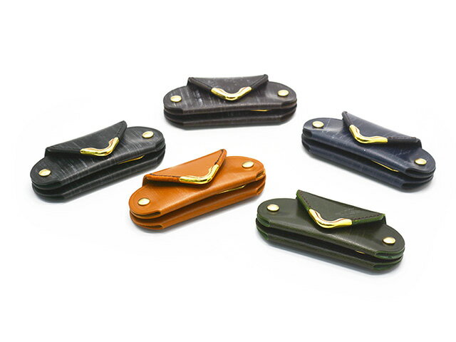 Rakuten - 全5色【CRAMP by 池之端銀革店/クランプ バイ イケノハタギンカワテン】「UK Bridle Mini Key Case with Shoe Horn/UKブライドルミニキーケースウィズシューホーン」(Cr-929SH)(バイカー/ハーレー/アメカジ/ハンドメイド/財布/プレゼント/WOLF PACK/ウルフパック)