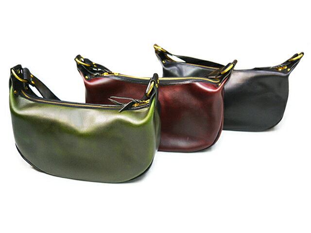 全3色「Chromexcel Leather Banana Bag/クロムエクセルレザーバナナバッグ」(IPCEB-01)(ACCEL COMPANY/アクセルカンパニー/アメカジ/レザー/牛革/ハーレー/バイカー/ホットロッド/財布/鞄/バッグ/プレゼント/WOLF PACK/ウルフパック)