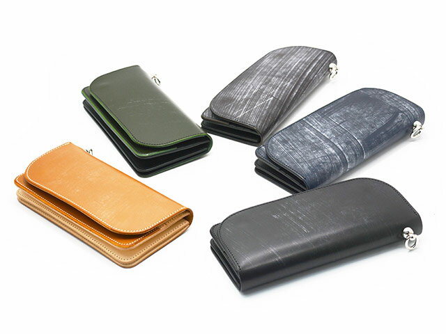 全5色「UK Bridle Leather Long Wallet/UKブライドルレザーロングウォレット」(IPW-02)(ACCEL COMPANY/アクセルカンパニー/アメカジ/レザー/馬革/ハーレー/財布/バッグ/プレゼント/WOLF PACK/ウルフパック)