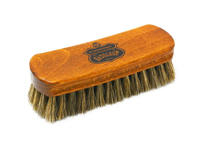 【SADDLEUP by M.MOWBRAY/サドルアップバイM.モゥブレィ】「Horse Brush”Large”/ホースブラシ”ラージ”」(7098)(ケアグッズ/シューケア/レザーケア/メンテナンス/レザージャケット/ブーツ/ハーレー/アメカジ/プレゼント/WOLF PACK/ウルフパック)