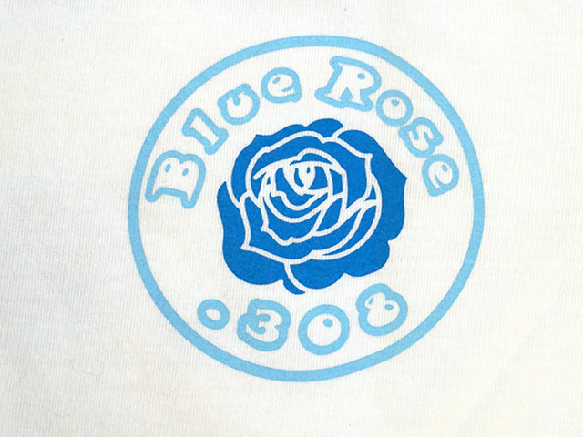 【BLUE ROSE.308/ブルーローズ.308】「High Quality Crew Neck Tee”Blue Rose Graphic/ハイクオリティークルーネックTee”ブルーローズグラフィック”」(BR-22-SS-02)【あす楽対応】(アメカジ/ホットロッド/ハーレー/バイカー/WOLF PACK/ウルフパック)