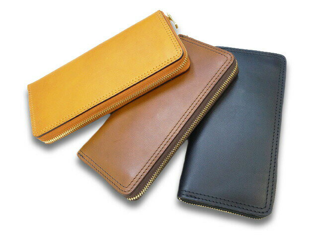 楽天WOLF PACK楽天市場店全3色【vasco/ヴァスコ】「Leather Voyage Round Zip Long Wallet/レザーヴォヤージュラウンドジップロングウォレット」（VSC-701Z）（グランメゾン東京/ハーレー/バイカー/アメカジ/ホットロッド/レザークラフト/プレゼント/WOLF PACK/ウルフパック）