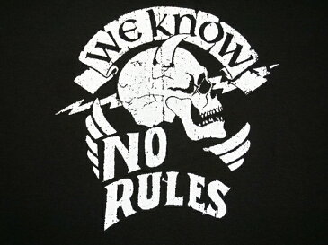 【BANDIT BRAND/バンディットブランド】「Printed S/S Tee”NO RULES”/プリンテッドショートスリーブTee”NO RULES”」【あす楽対応】(GARBAGE WAGON/ガベージワゴン/WESTRIDE/ウエストライド/アメカジ/ハーレー/WOLF PACK/ウルフパック)