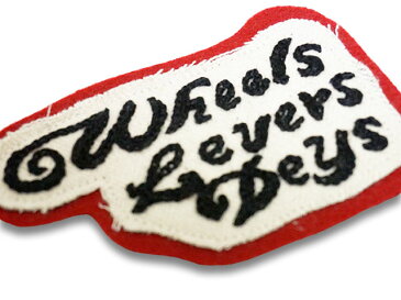 限定【Betty Bee/ベティービー】「Hand Made Chain Stitch Patch”Wheels Lovers Days”/ハンドメイドチェーンステッチパッチ”ウィールズラバーズデイズ”」 【DM便対応】【あす楽対応】(刺繍ワッペン/ハーレー/アメカジ/ホットロッド/プレゼント)