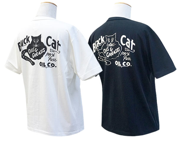 全2色2024SS「Back Print Pocket Tee”Black Cat”/バックプリントポケットTee”ブラックキャット”」(AM0001)(アメカジ/WEARMASTERS/ウェアマスターズ/BILTBUCK/ビルトバック/WOLF PACK/ウルフパック)