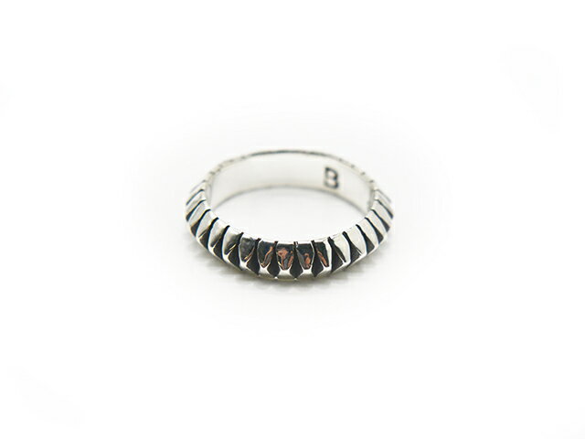 【BILTBUCK by ATTRACTIONS/ビルトバックバイアトラクションズ】「Jagged Native Ring/ジャゲッドネイティブリング」(BS0003)(WEARMASTERS/ウエアマスターズ/アメカジ/ハーレー/WOLF PACK/ウルフパック)