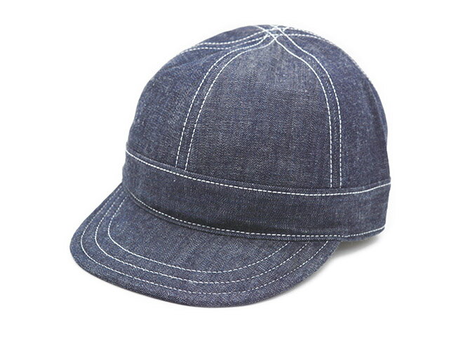 【WEARMASTERS by ATTRACTIONS/ウエアマスターズバイアトラクションズ】2024SS「Denim Circle Cap/デニムサークルキャップ」(846)(アメカジ/BILTBUCK/ビルトバック/ハーレー/バイカー/ホイールズアパレル/帽子/プレゼント/WOLF PACK/ウルフパック)