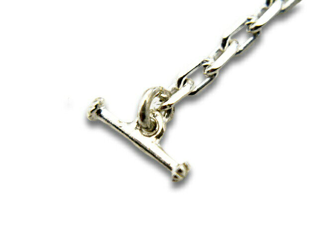 【FIRST ARROW's/ファーストアローズ】「Medium Necklace Chain with T-Bar/Tバー付きミディアムネックレスチェーン」(O-062T/50cm)【送料・代引き手数料無料】【あす楽対応】(アメカジ/ハーレー/バイカー/アクセサリー/プレゼント)