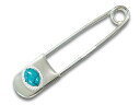 【FIRST ARROW's/ファーストアローズ】「Large Safety Pins with Turquoise/ターコイズ付きラージセーフティーピンズ」(O-236)【あす楽対応】(ネイティブ/インディアン/ジュエリー/ハンドメイド/アメカジ/ハーレー/アクセサリー/プレゼント/WOLF PACK/ウルフパック)