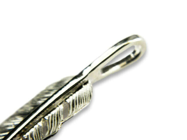 【FIRST ARROW's/ファーストアローズ】「Medium Feather”Right”/ミディアムフェザー”右向き”」(P-519R)(ネイティブ/インディアン/ジュエリー/ハンドメイド/シルバー/ゴールド/アメカジ/ハーレー/ホットロッド/アクセサリー/プレゼント/WOLF PACK/ウルフパック)