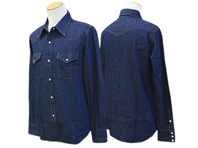 「Denim Western Shirts/デニムウエスタンシャツ」(4894)(デニム/ジーンズ/インディゴ/アメカジ/ハーレー/ホットロッド/ミリタリー/WOLF PACK/ウルフパック)