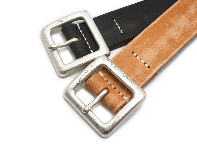 全2色「Wild Leather Garrison Belt/ワイルドレザーギャリソンベルト」(6211)(デニム/ジーンズ/インディゴ/アメカジ/ホイールズアパレル/ハーレー/ホットロッド/ミリタリー/WOLF PACK/ウルフパック)