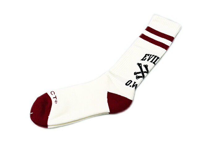 全4色【EVILACT/イーブルアクト】2025AW「Cross Bone Socks/クロスボーンソックス...